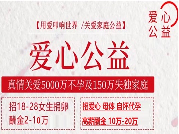 黔南捐卵助孕生子 爱心志愿者招募